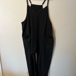 NWOT XL Black Jumpsuit Oversized
